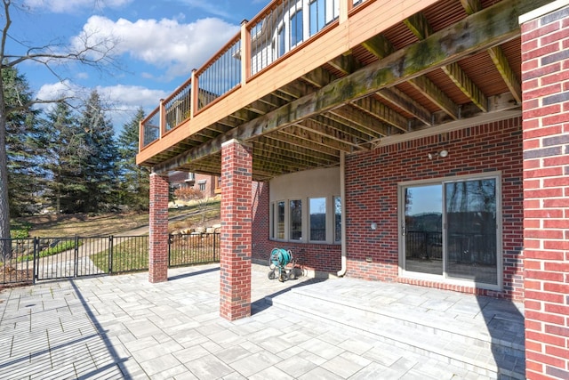5001 Forest Vly, Clarkston, MI 48348 - view of patio / terrace featuring fence