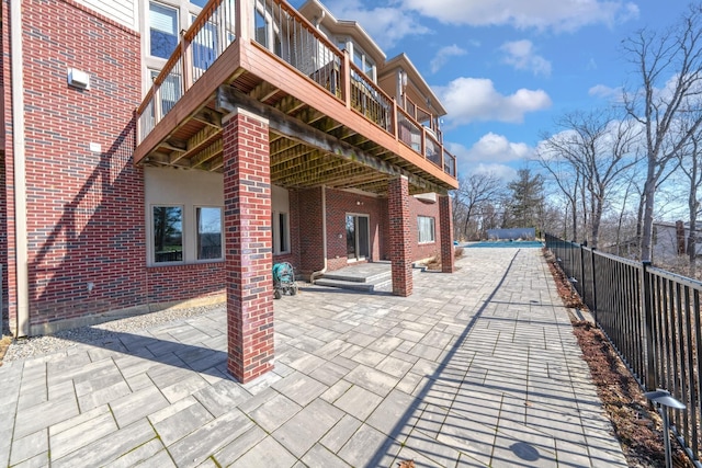 5001 Forest Vly, Clarkston, MI 48348 - view of patio / terrace featuring fence