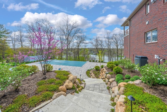 5001 Forest Vly, Clarkston, MI 48348 - view of pool with central air condition unit