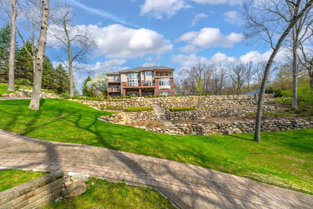 5001 Forest Vly, Clarkston, MI 48348 - rear view of property with a deck and a yard
