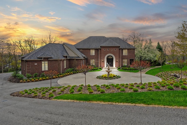 5001 Forest Vly, Clarkston, MI 48348 - colonial home featuring brick siding and curved driveway