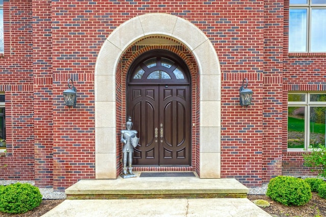 5001 Forest Vly, Clarkston, MI 48348 - view of exterior entry featuring brick siding