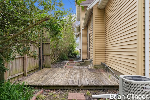 117 Palmer St NE, Grand Rapids, MI 49505 - deck with fence and central AC unit