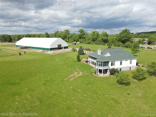 58282 Savage Rd, Vandalia, MI 49095 - view from above of property