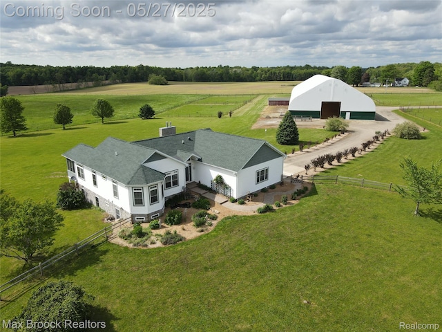 58282 Savage Rd, Vandalia, MI 49095 - overview of rural landscape