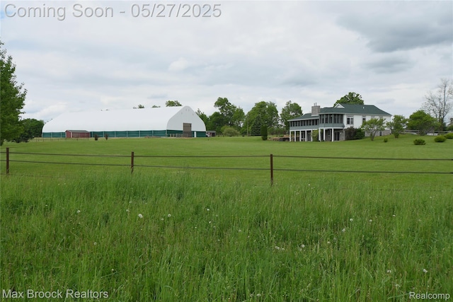 58282 Savage Rd, Vandalia, MI 49095 - view of yard with an outbuilding and a view of rural / pastoral area