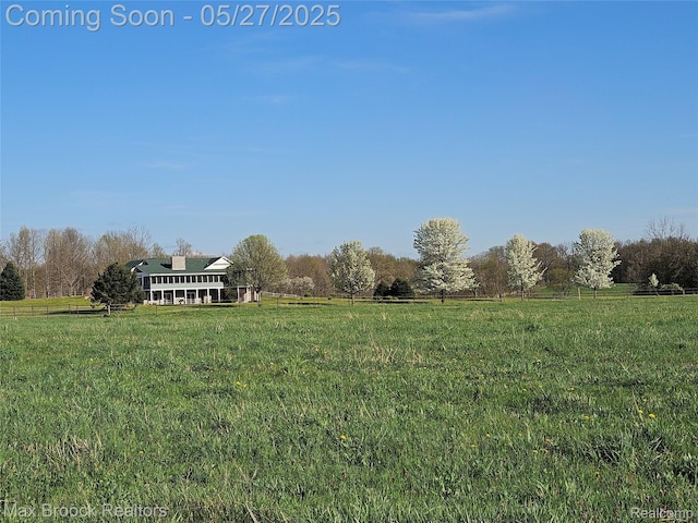 58282 Savage Rd, Vandalia, MI 49095 - view of green lawn with a view of rural / pastoral area