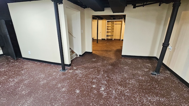 5790 Lakepointe St, Detroit, MI 48224 - finished below grade area with baseboards and stairs