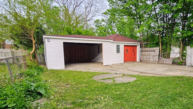 5790 Lakepointe St, Detroit, MI 48224 - view of detached garage