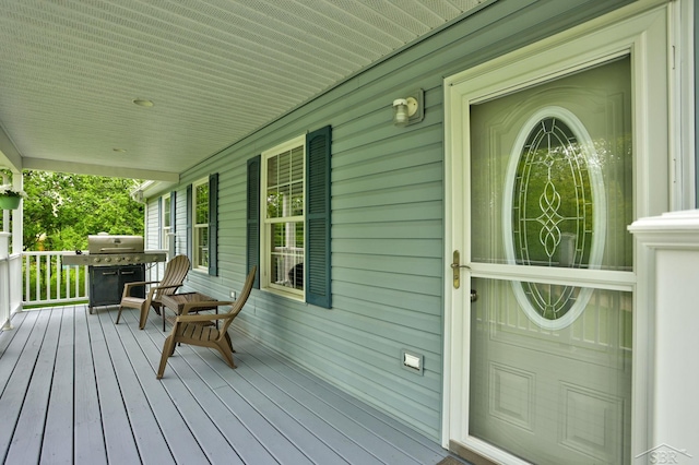 6115 N Belsay Rd, Flint, MI 48506 - deck featuring a porch