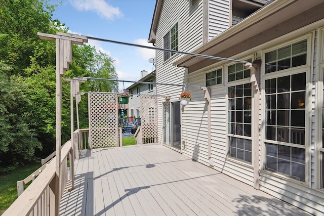 5496 Michael Dr, Ypsilanti, MI 48197 - view of deck