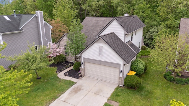 5496 Michael Dr, Ypsilanti, MI 48197 - view of subject property with a heavily wooded area