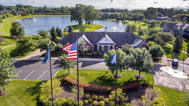 57677 Blossom Valley Trl, New Hudson, MI 48165 - bird's eye view of a large body of water