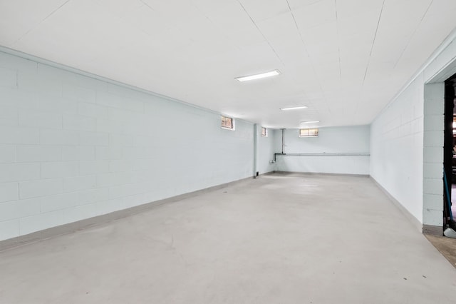 8118 Bruning St, Portage, MI 49002 - basement with concrete block wall