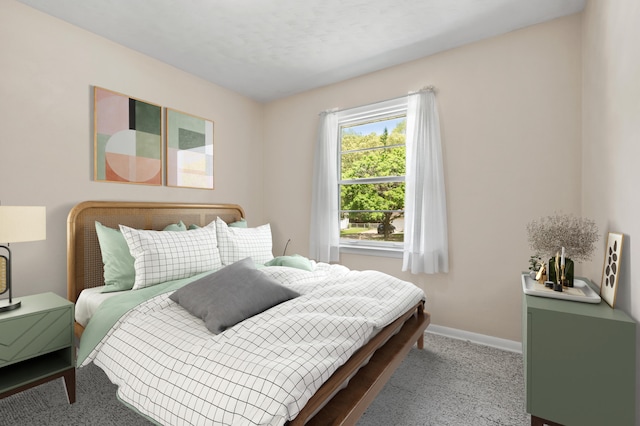 8118 Bruning St, Portage, MI 49002 - carpeted bedroom with baseboards