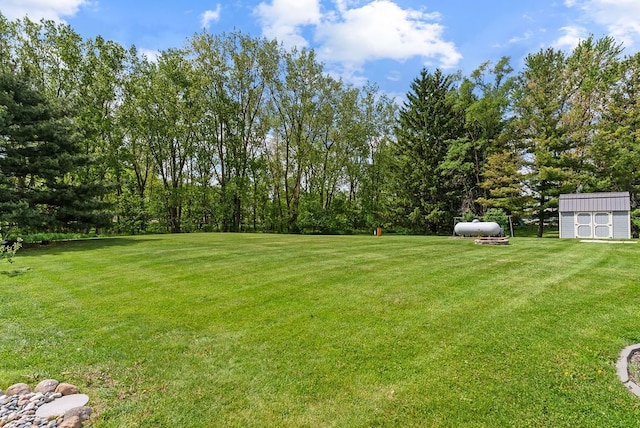 19354 Bueche Rd, New Lothrop, MI 48460 - view of green lawn