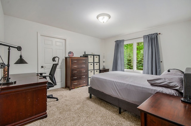 4181 Pavilion Ct, Fenton, MI 48430 - bedroom with light carpet and an office area