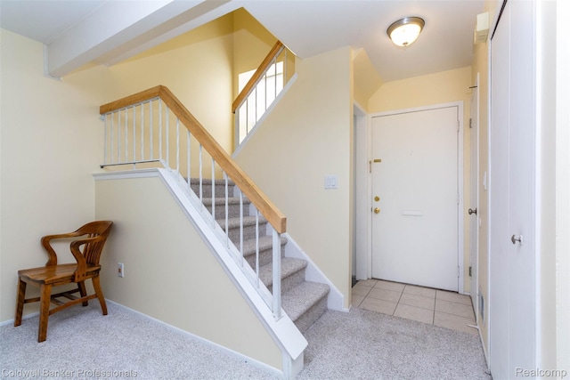 3531 Burbank Dr, Ann Arbor, MI 48105 - stairs with carpet flooring