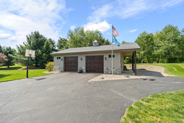 7918 Dan Patch Dr, Jackson, MI 49201 - view of garage
