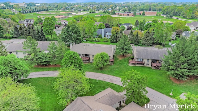 607 Crestview St, Holland, MI 49423 - aerial perspective of suburban area