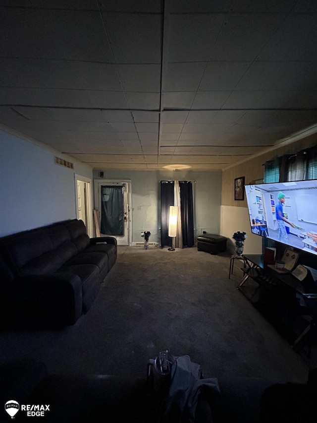 1634 Delaware St, Saginaw, MI 48602 - view of carpeted living room