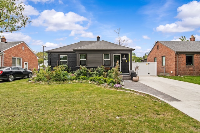 view of front of property featuring brick siding