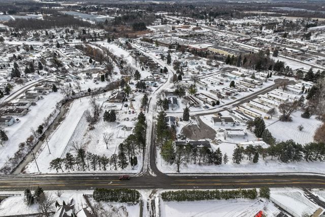 25 Hunters Rill, Lapeer, MI 48446 - view of snowy aerial view