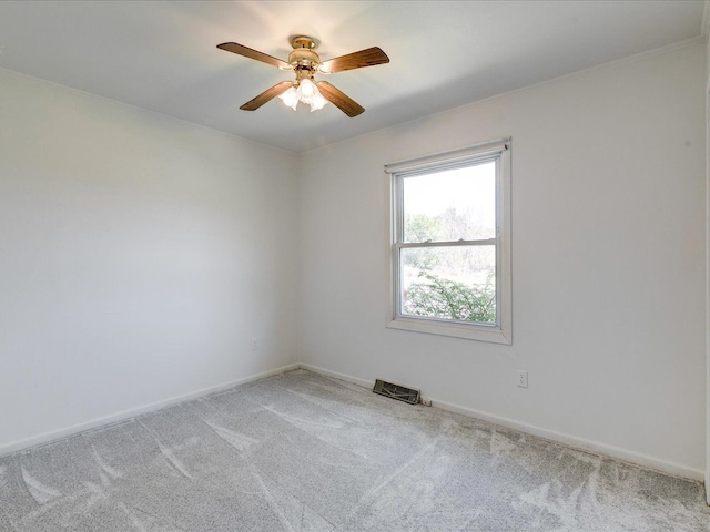 5943 Avalon Cir, Lexington, MI 48450 - carpeted empty room featuring ceiling fan and baseboards