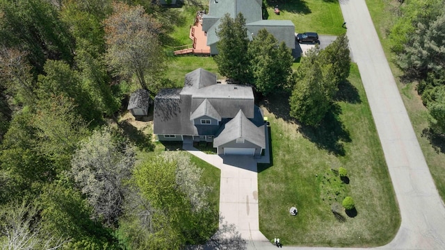 722 Bennington St, East Tawas, MI 48730 - view from above of property