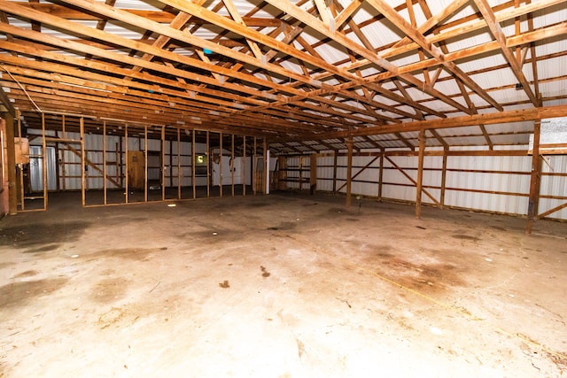 789 W Castle Rd, Fostoria, MI 48435 - view of garage