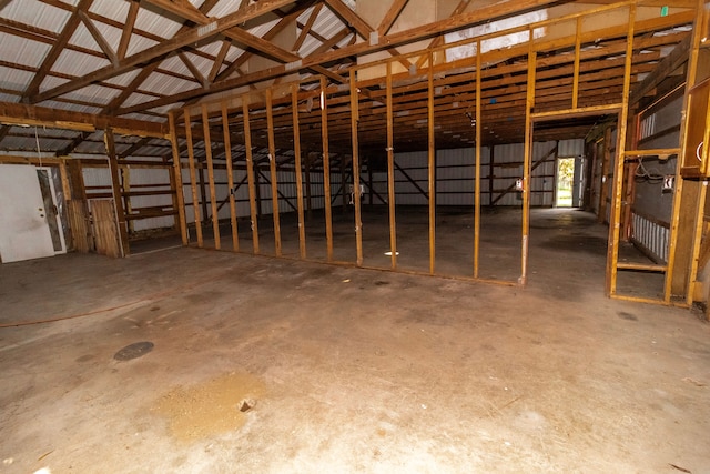 789 W Castle Rd, Fostoria, MI 48435 - misc room featuring unfinished concrete flooring