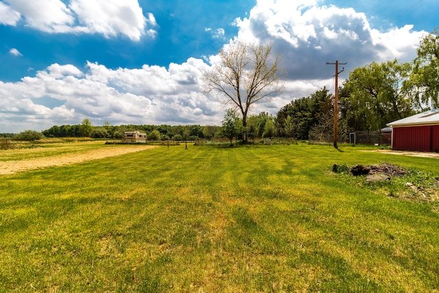 789 W Castle Rd, Fostoria, MI 48435 - view of green lawn with a view of rural / pastoral area