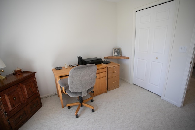 1820 Elk Ct, Owosso, MI 48867 - office area with light carpet