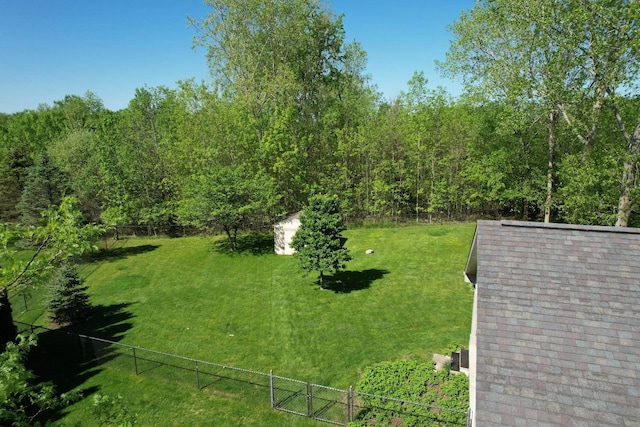 1820 Elk Ct, Owosso, MI 48867 - view of yard with an outbuilding and a storage shed