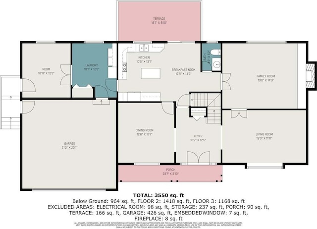 2315 Adare Rd, Ann Arbor, MI 48104 - property floor plan