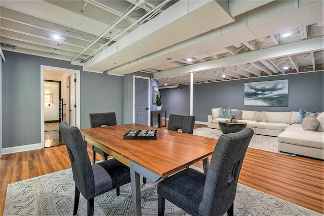 2315 Adare Rd, Ann Arbor, MI 48104 - dining area with wood finished floors and baseboards