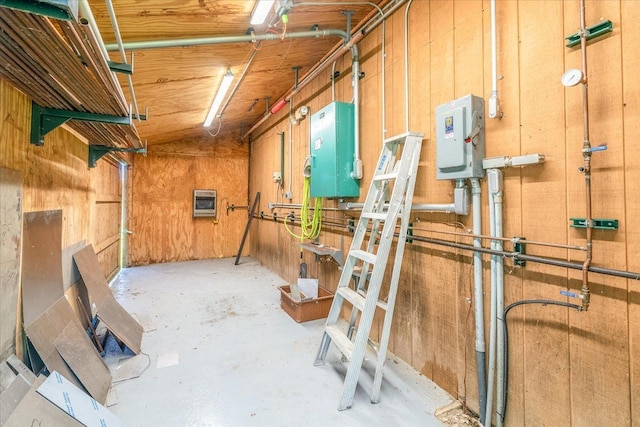 7045 Crane Rd, Ypsilanti, MI 48197 - basement featuring heating unit