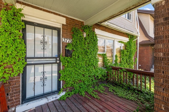 3779 Gladstone St, Detroit, MI 48206 - entrance to property with brick siding