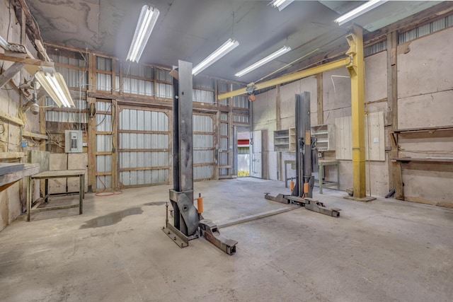 3749 Wellman Rd, Parma, MI 49269 - garage featuring electric panel