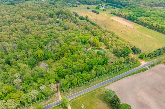 9934 W Fg Ave, Kalamazoo, MI 49009 - aerial view of property's location featuring a forest and property parcel outlined