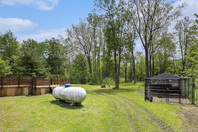6621 Dove Rd, Kimball, MI 48074 - view of yard