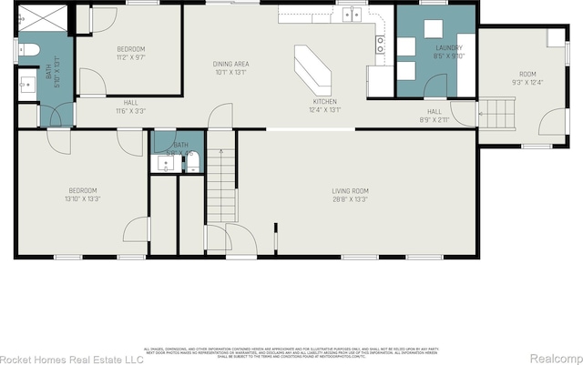 6621 Dove Rd, Kimball, MI 48074 - floor plan / room layout