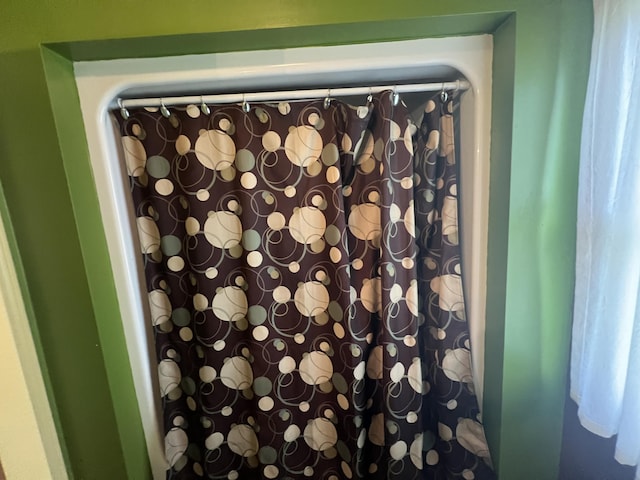 72 E Brink St, Grant, MI 49327 - bathroom view of a shower with curtain
