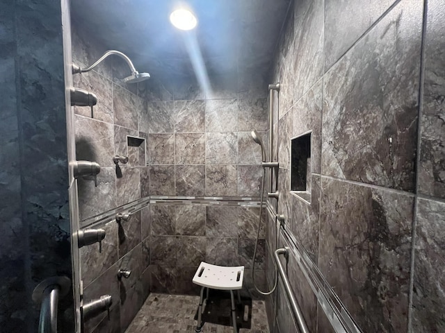 72 E Brink St, Grant, MI 49327 - full bath featuring a shower stall
