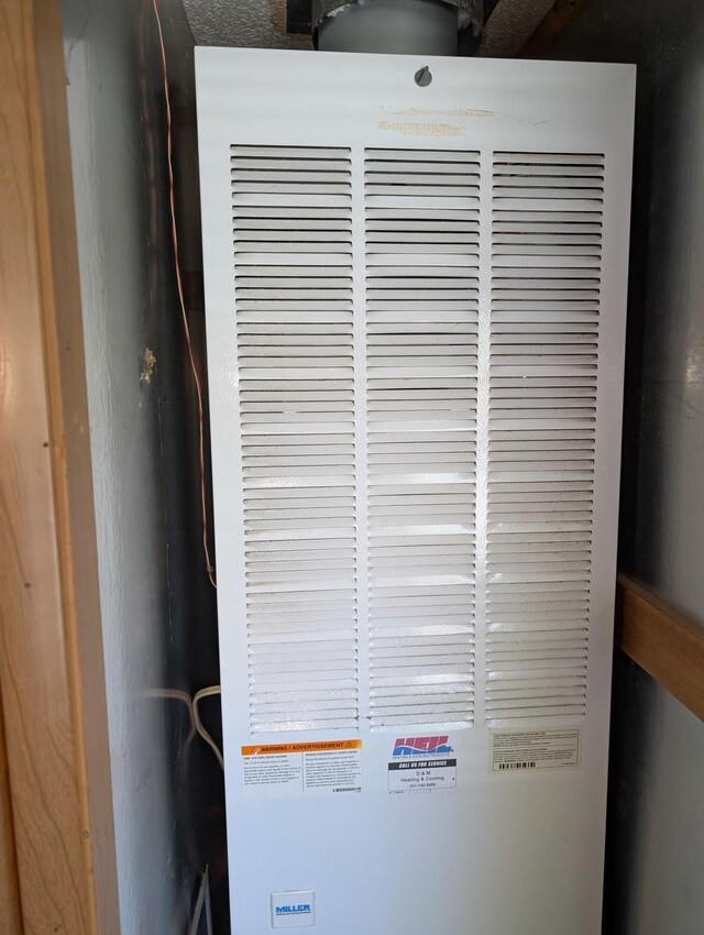 5268 S Arrowhead Trl, Baldwin, MI 49304 - detailed view of a heating unit