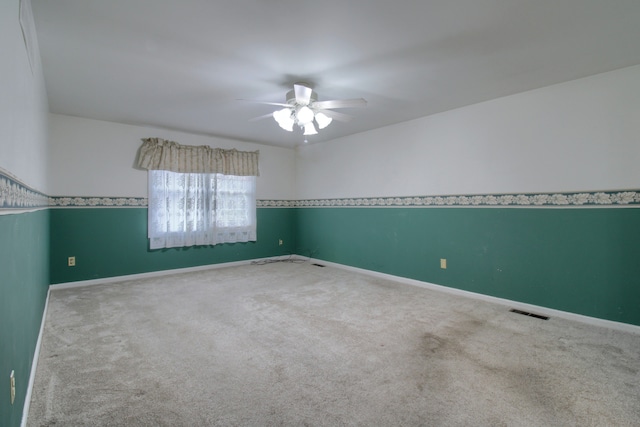 33951 Old Timber Rd, Farmington Hills, MI 48331 - carpeted empty room with a ceiling fan and baseboards