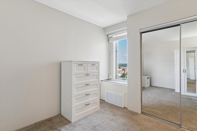 555 E William St Unit 10D, Ann Arbor, MI 48104 - bedroom with light colored carpet and a closet