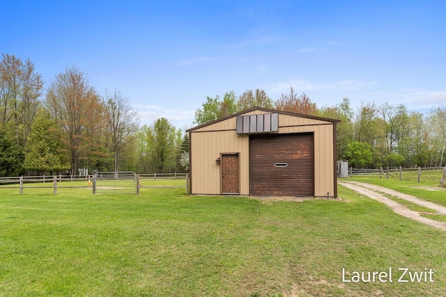 1442 W Tyler Rd, Hart, MI 49420 - view of outbuilding featuring driveway