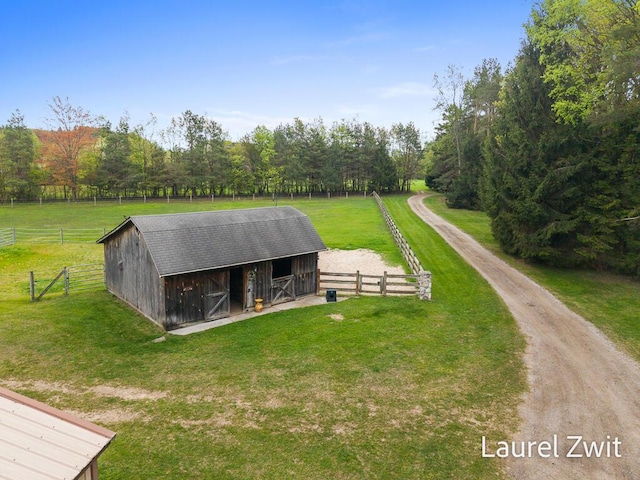 1442 W Tyler Rd, Hart, MI 49420 - view from above of property featuring a forest