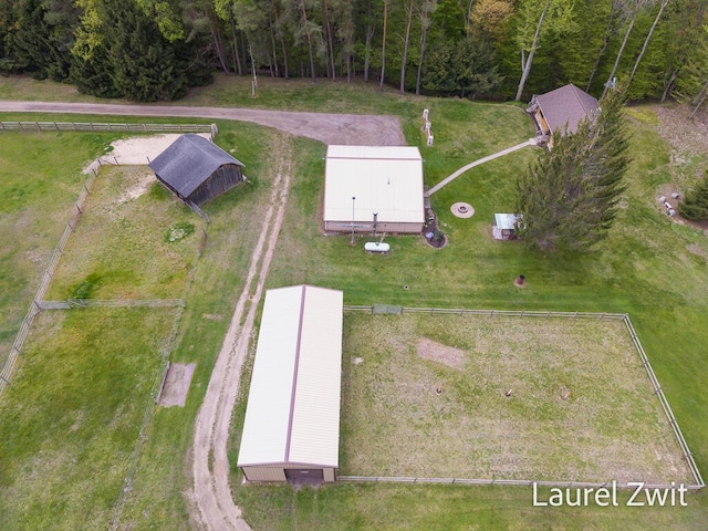 1442 W Tyler Rd, Hart, MI 49420 - view of property location with a heavily wooded area